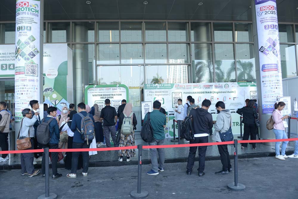 Exhibition registration area